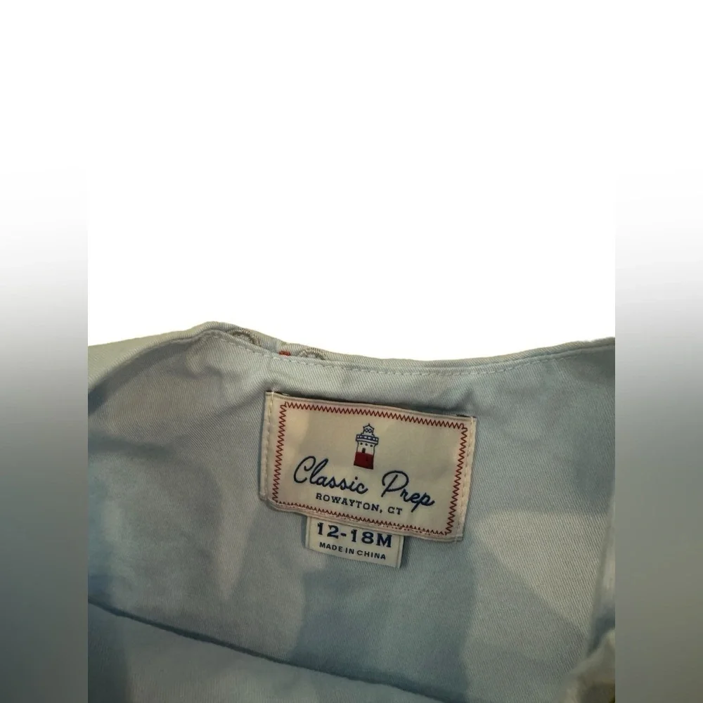 Classic Prep Bicycle Shortall One Piece 12-18 Months